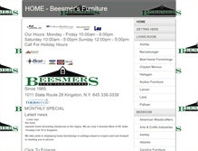 Tablet Screenshot of beesmersfurniture.com